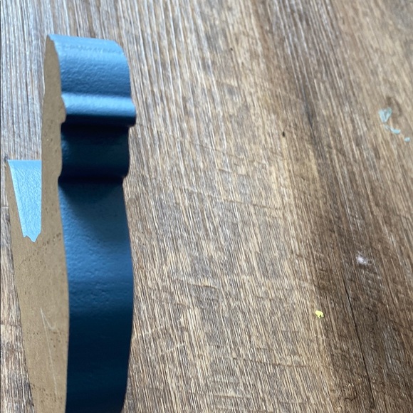 Wooden Chicken w Blue Accents - Picture 3 of 4